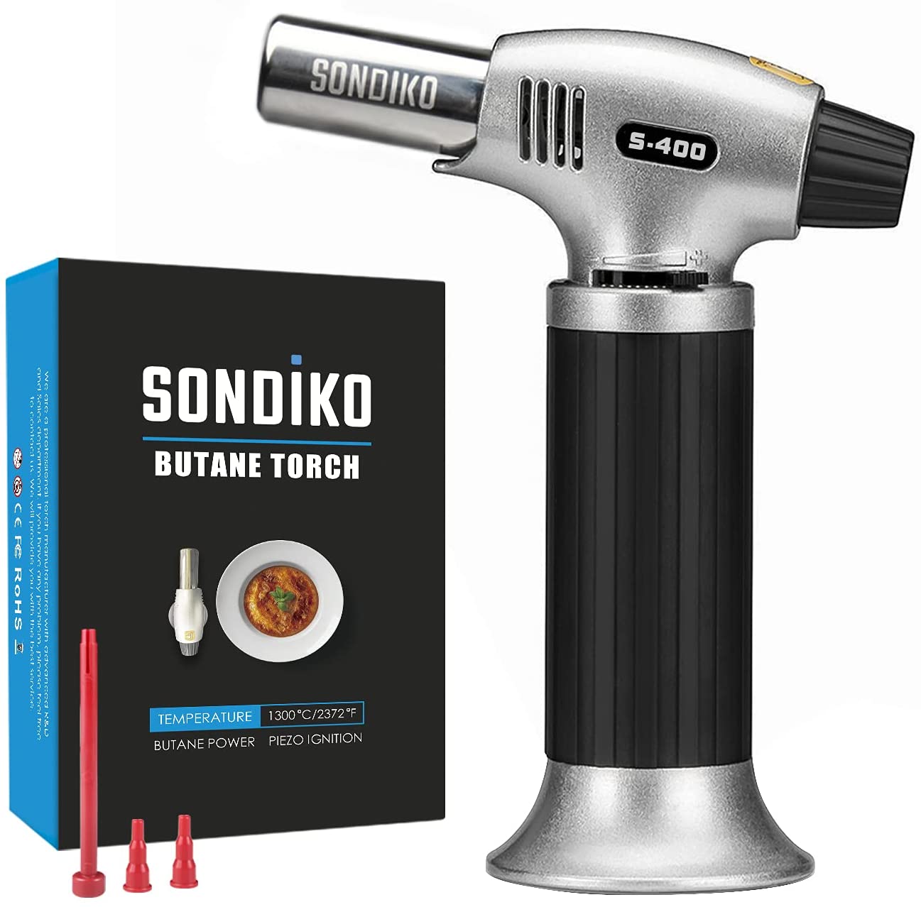 Sondiko Sous Vide Blow Torch Butane for Crispy food