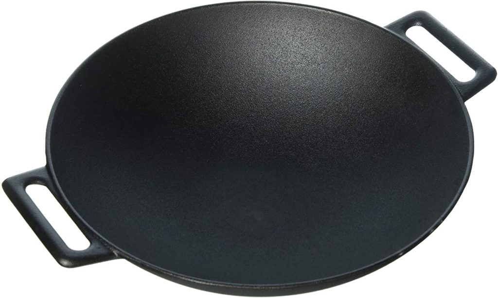 Jim Beam cast iron wok