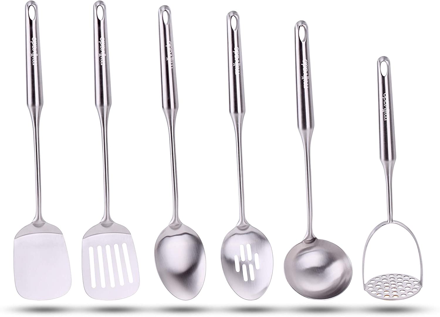 Milvado stainless steel 6 piece utensils set