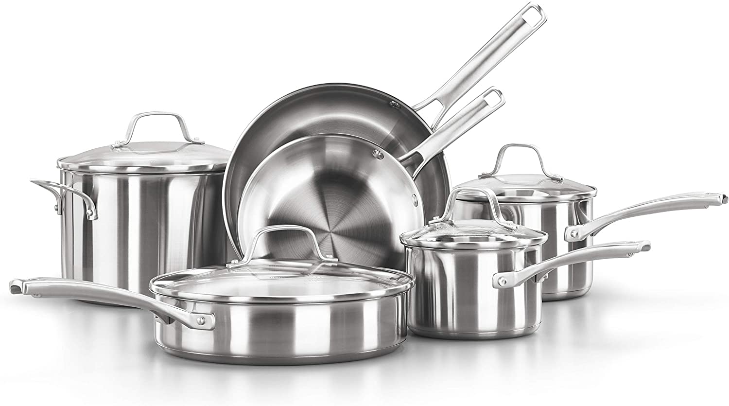 Calphalon for gas stove stainless steel 10-piece set
